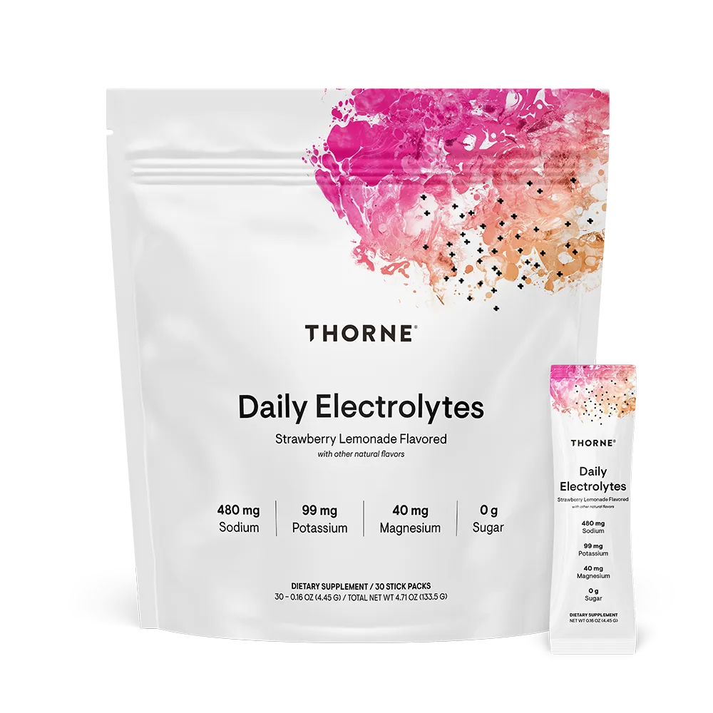 Thorne daily electrolytes - strawberry lemonade