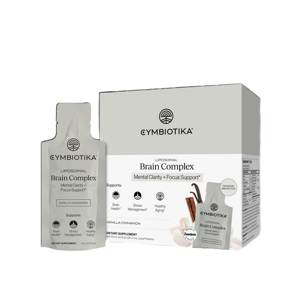 Liposomal Brain Complex on white background