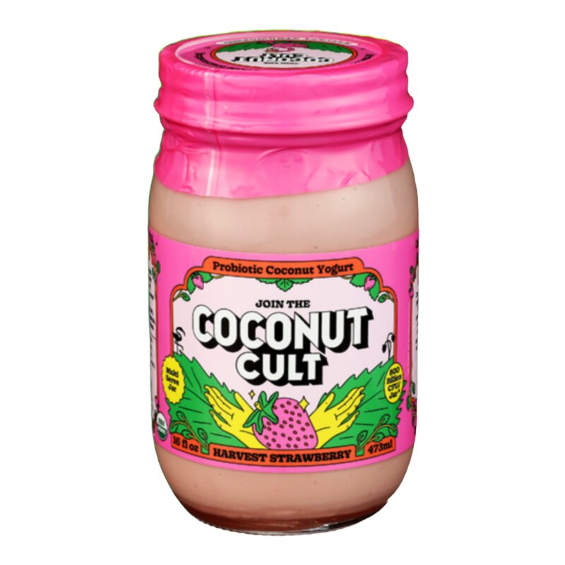 Coconut Cult- strawberry - white background