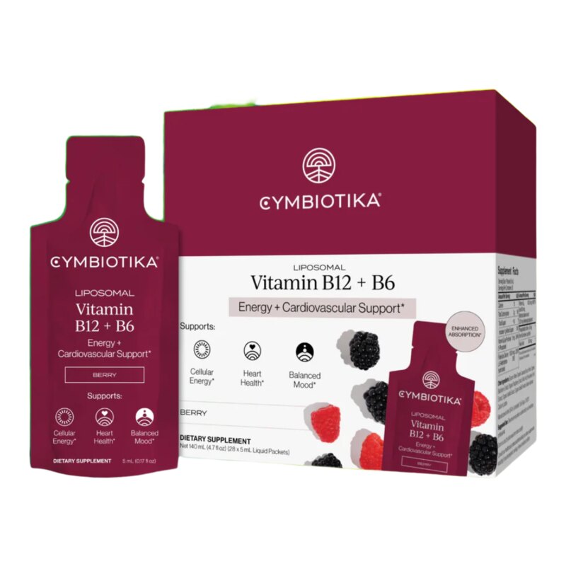 Liposomal Vitamin B12 + B6 - white background