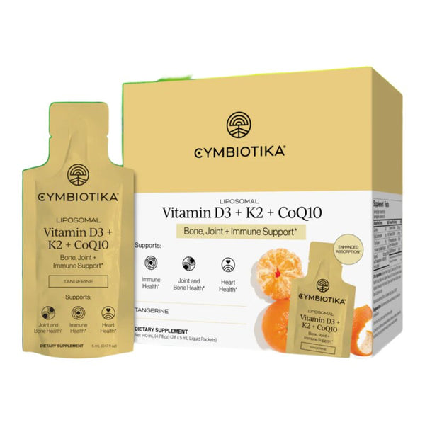 Liposomal Vitamin D3 + K2 + CoQ10 - white background