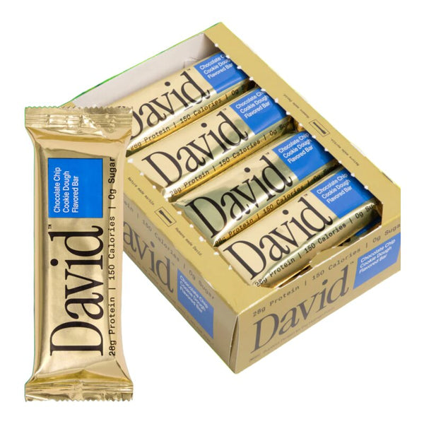 Davids protein Gold bar box / variety - white background