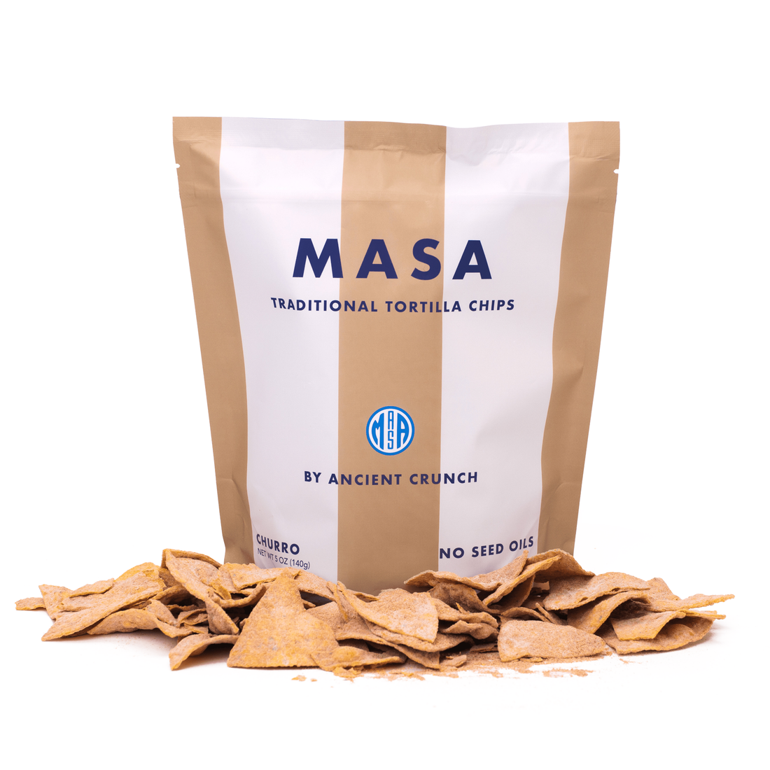 MASA Chips, Churro, 5oz Bag Case