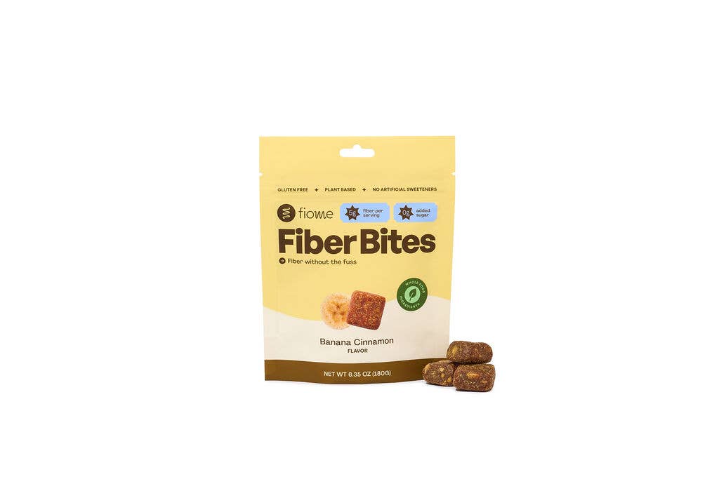 Fiome Fiber Bites – Banana Cinnamon- 15 bite bag