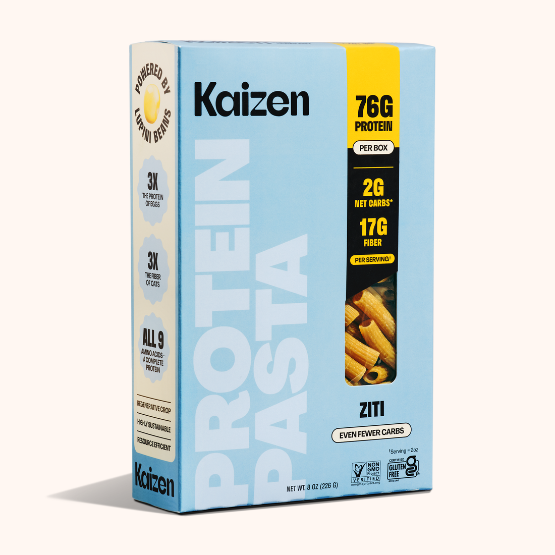 Ziti 2g Net Carb High Protein Pasta - Fewer Carbs, Keto