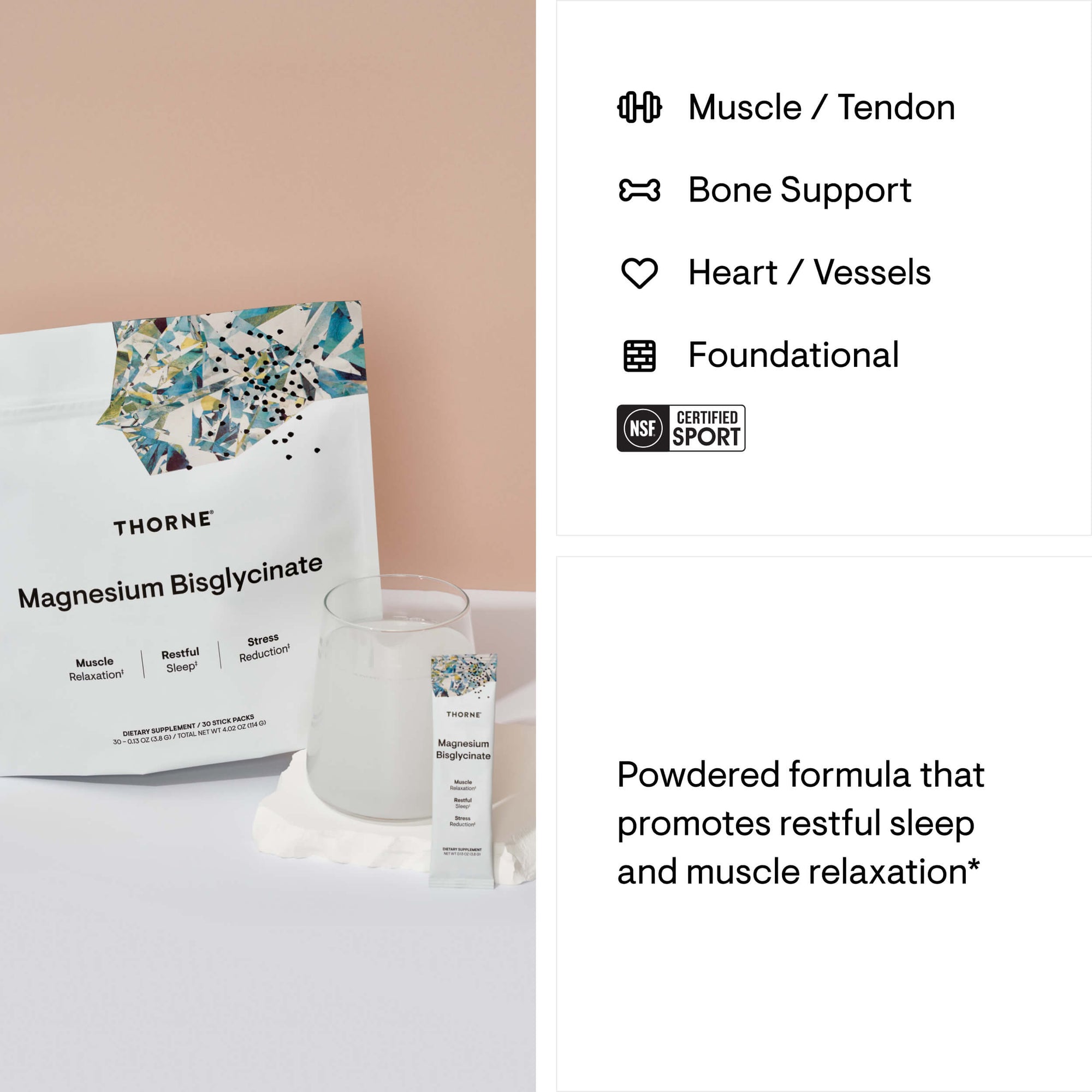 Thorne Magnesium Bisglycinate sticks