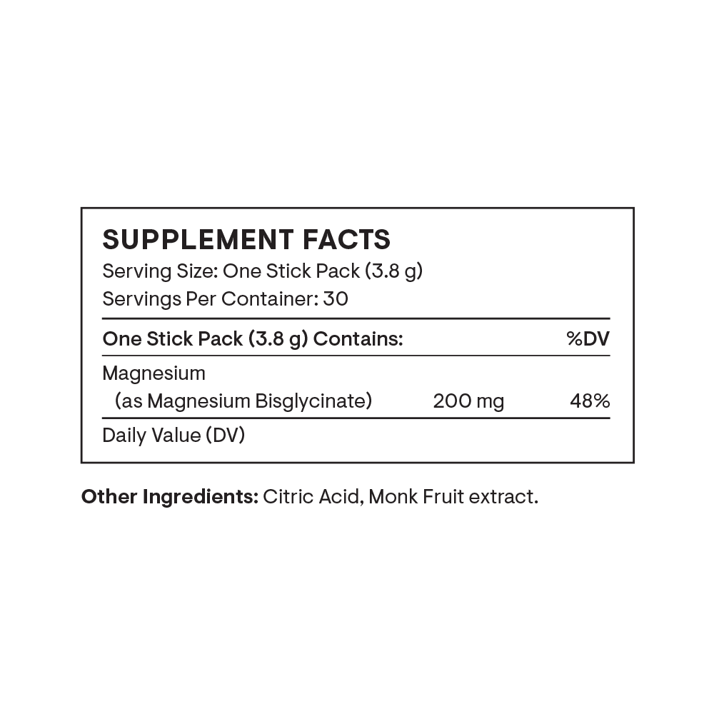 Thorne Magnesium Bisglycinate sticks