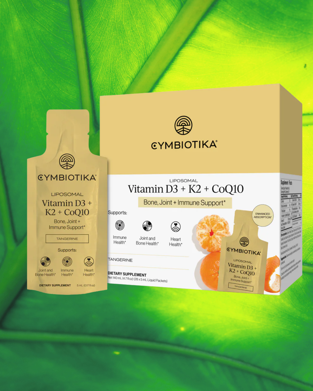 Liposomal Vitamin D3 + K2 + CoQ10