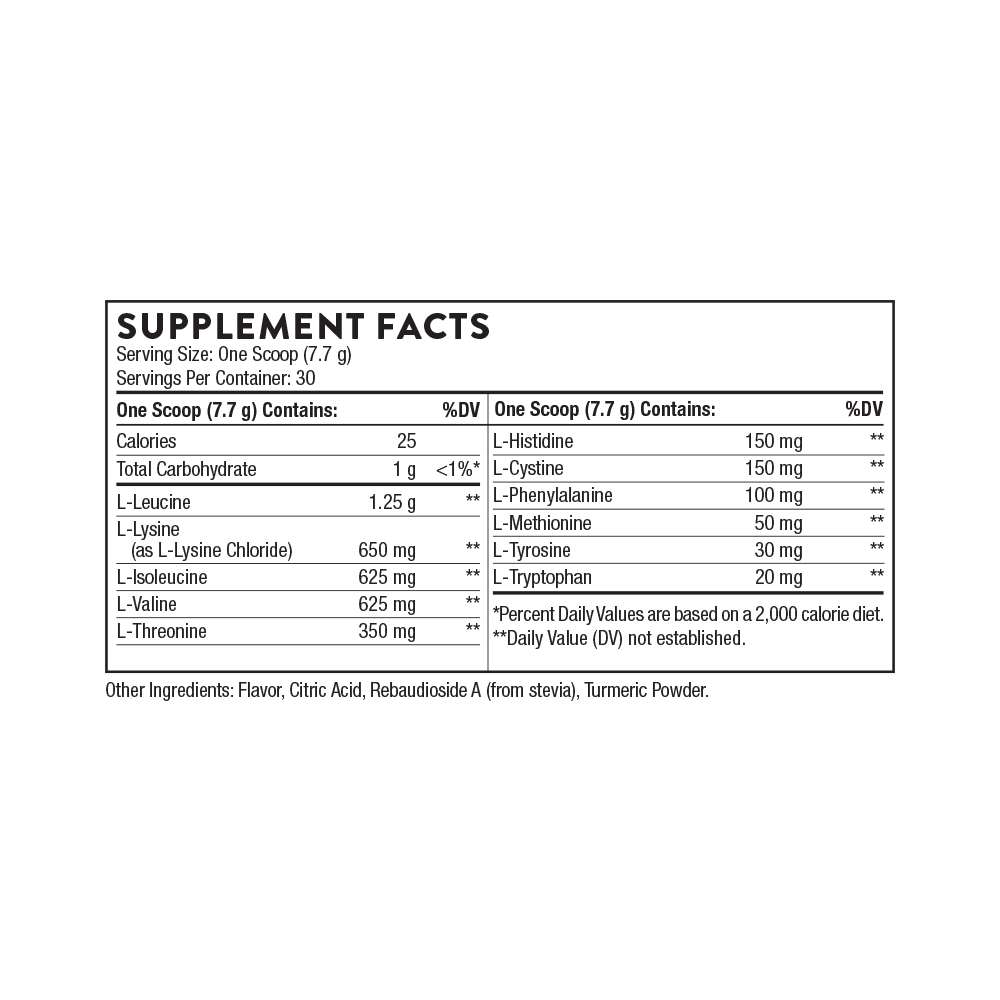 Thorne amino complex - lemon - jar