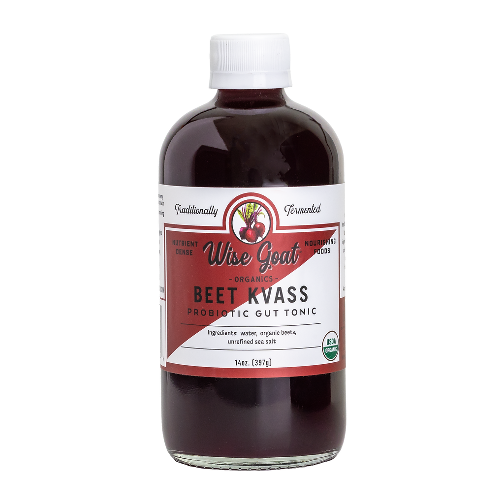 Red Beet Kvass - Raw & Organic: 14oz