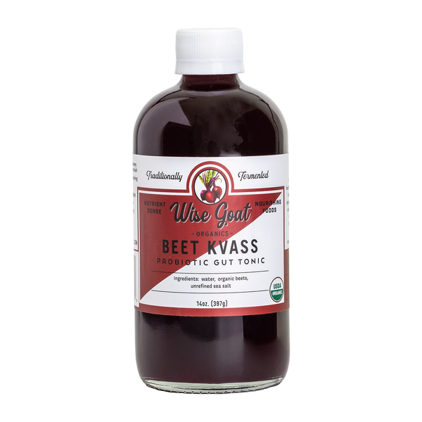 Red Beet Kvass - Raw & Organic: 14oz