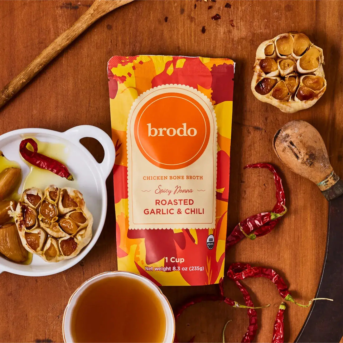 BRODO BROTH Organic Spicy Nonna Bone Broth