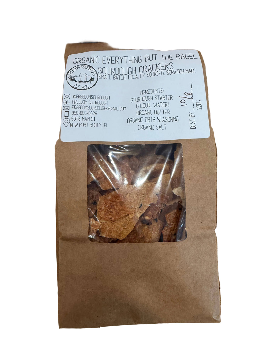 Sourdough Crackers from Scratch - EBTB - made in house
