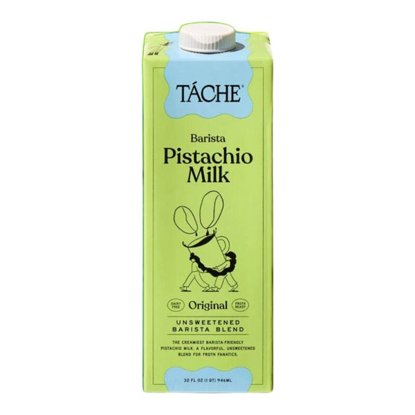 Tache pistachio milk - original unsweet - white background